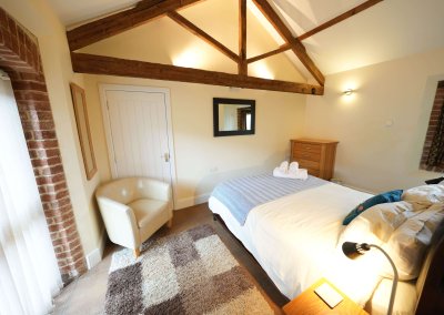 King bedroom in the Leat House