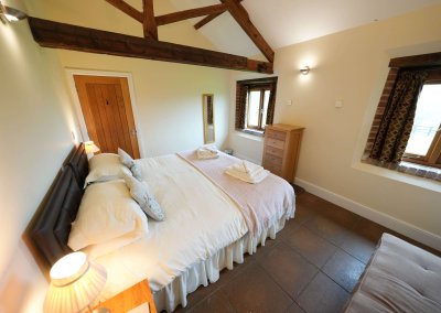 The Superking bedroom in the Leat House