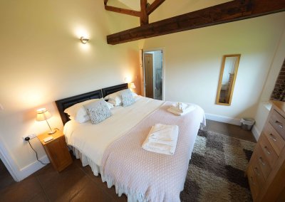 The Superking bedroom in the Leat House