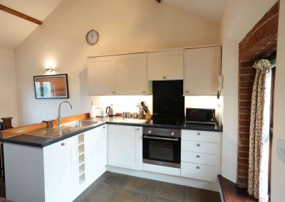Kitchen cupboards in the Apple Loft